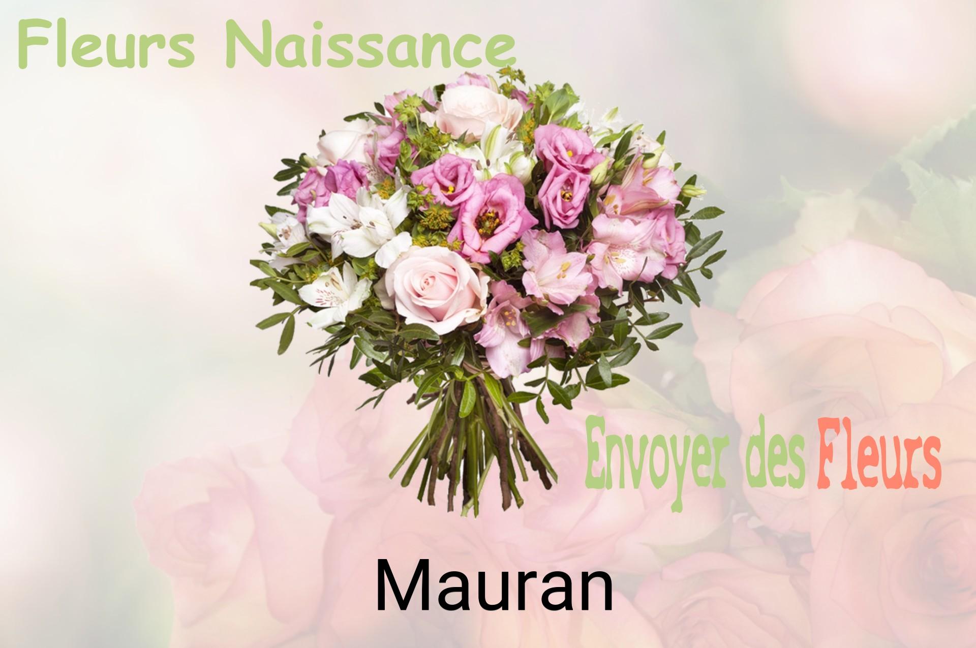 Bouquet de fleurs de naissance livré à Mauran